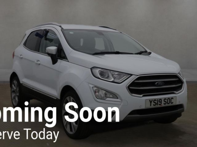 2019 (19) Ford EcoSport 1.0T EcoBoost GPF Titanium SUV 5dr Petrol Manual Euro 6 (s/s) (125 ps) (M13091)