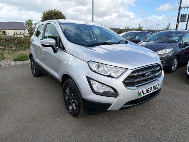 2018 (68) Ford EcoSport 1.0T EcoBoost Zetec SUV 5dr Petrol Manual Euro 6 (s/s) (125 ps) (M13182)