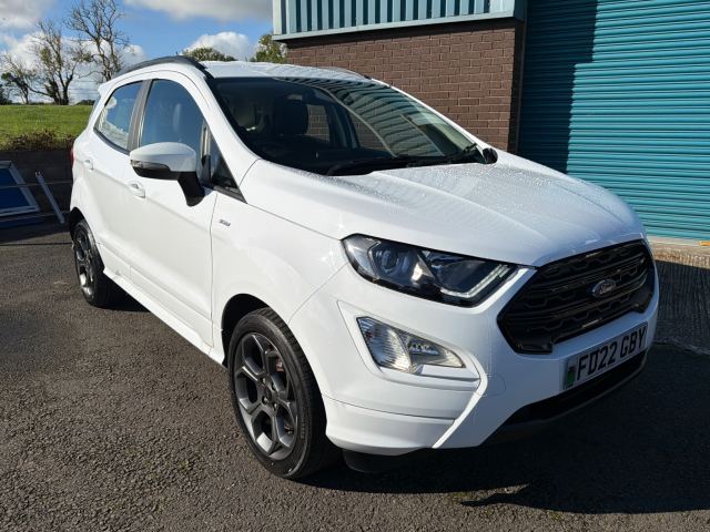 2022 (22) Ford EcoSport ST-Line 5 Door 1.0L Ford EcoBoost 125PS FWD 6 Speed Manual (M13191)